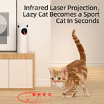 Jouet Laser Automatique pour Chat — Stimule l'Instinct de Chasse | Rotation Intelligente