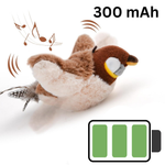 Jouet Oiseau Interactif pour Chat — Plumes Frémissantes