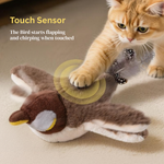 Jouet Oiseau Interactif pour Chat — Plumes Frémissantes