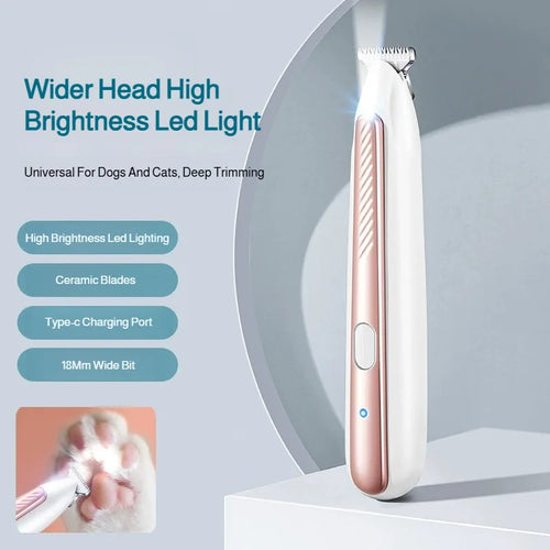 Tondeuse Silencieuse pour Chat — Toilettage Professionnel à Domicile | Sans Fil & Waterproof