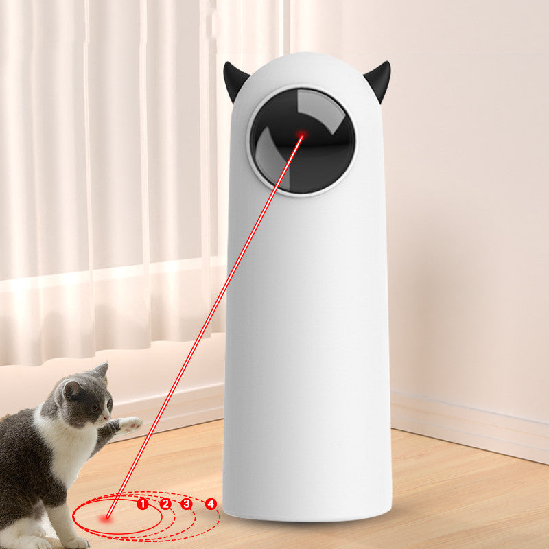 Jouet Laser Automatique pour Chat — Stimule l'Instinct de Chasse | Rotation Intelligente